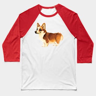Corgi dog Baseball T-Shirt